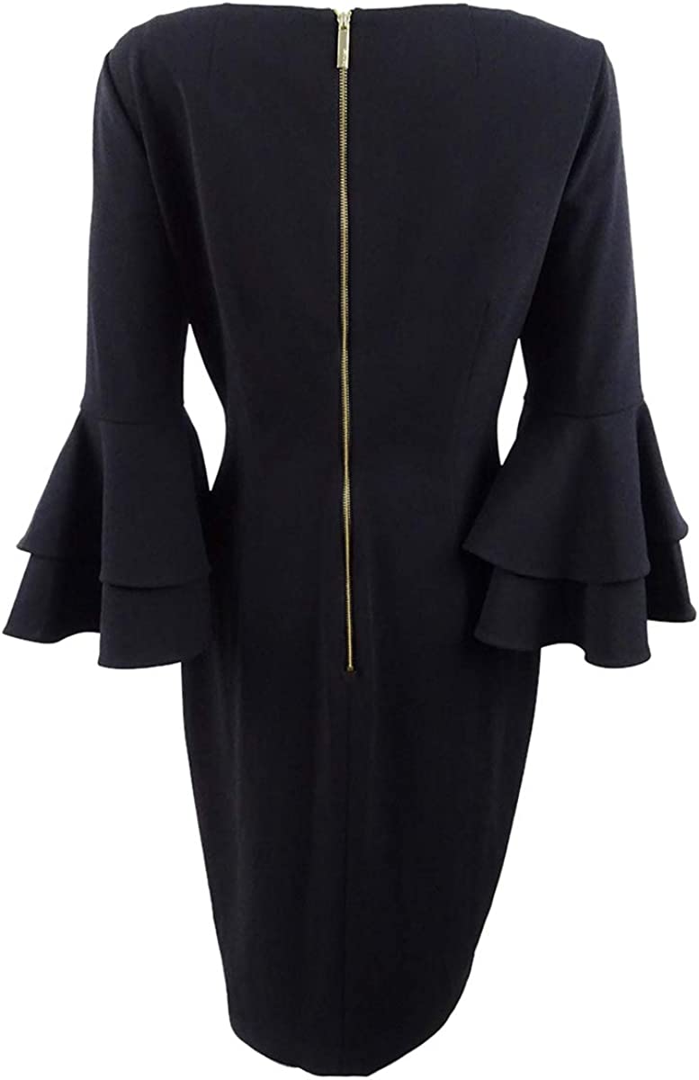 Calvin Klein Women's Tiered Bell Sleeve Dress - Image 3